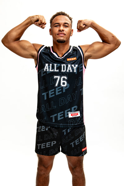 Black Muay Thai TEEP All Day Training Vest for Men - Sports Clothing