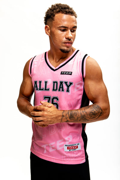 Pink Training Vest for Men's - TEEP All Day Gym Wear Online