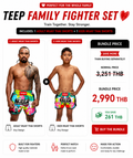 Matching Family Muay Thai & Fighter Shorts - TEEP Boxing Shorts Online

