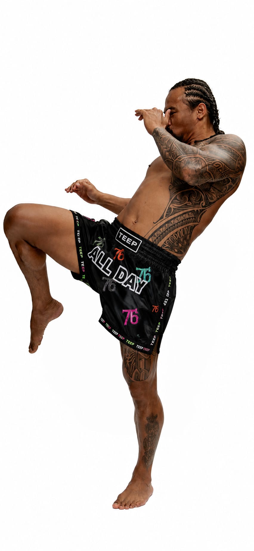 Men's TEEP ALL DAY Printed Shorts - Muay Thai Fighter Activewear