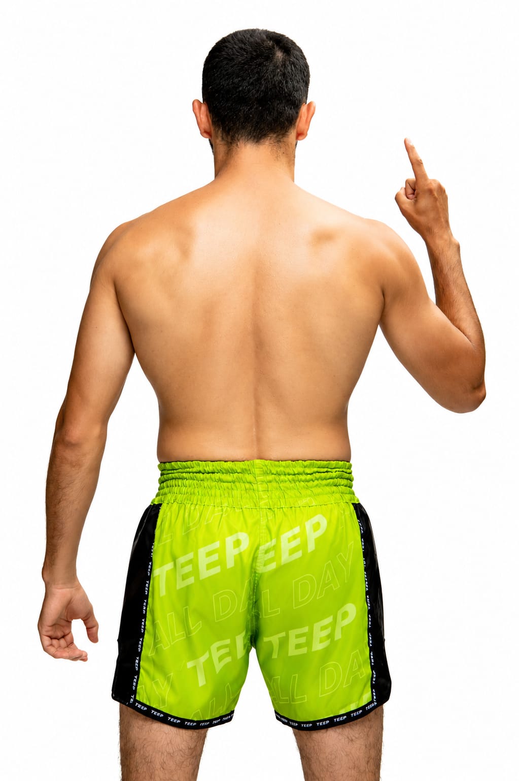 Men's Lime Green Muay Thai Fight Shorts - Teep Everything Sports Short