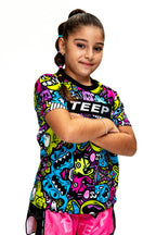 Kids Cartoon Sports T-Shirt - Muay Thai & Fighter Style Clothing

