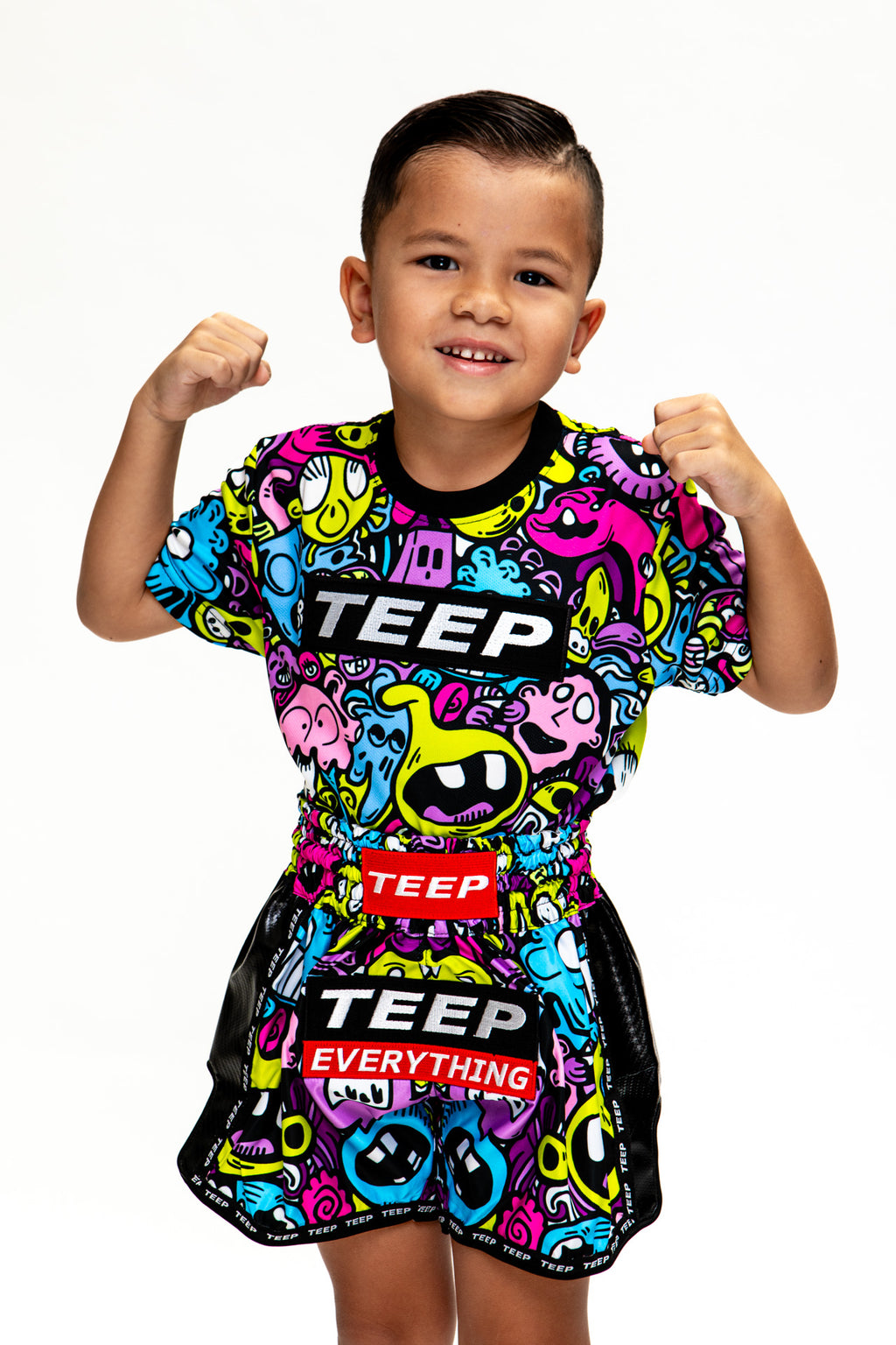 Kids Cartoon Muay Thai Boxing Shorts - Premium Breathable Fight Wear O…


