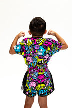 Kids Cartoon Muay Thai Boxing Shorts - Premium Breathable Fight Wear O…

