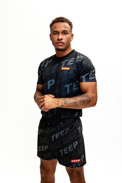 Black Muay Thai Gym & Casual Shorts for Men - TEEP Sports Activewear O…

