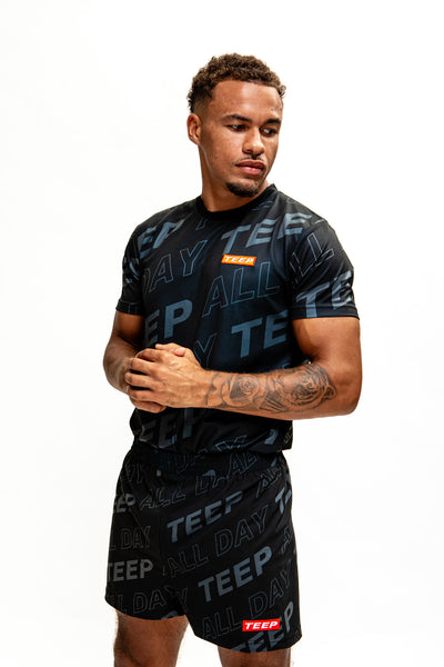 Black Muay Thai Gym & Casual Shorts for Men - TEEP Sports Activewear O…

