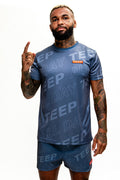 Grey Dry-Fit Training T-Shirt for Men - Breathable High Quality Top

