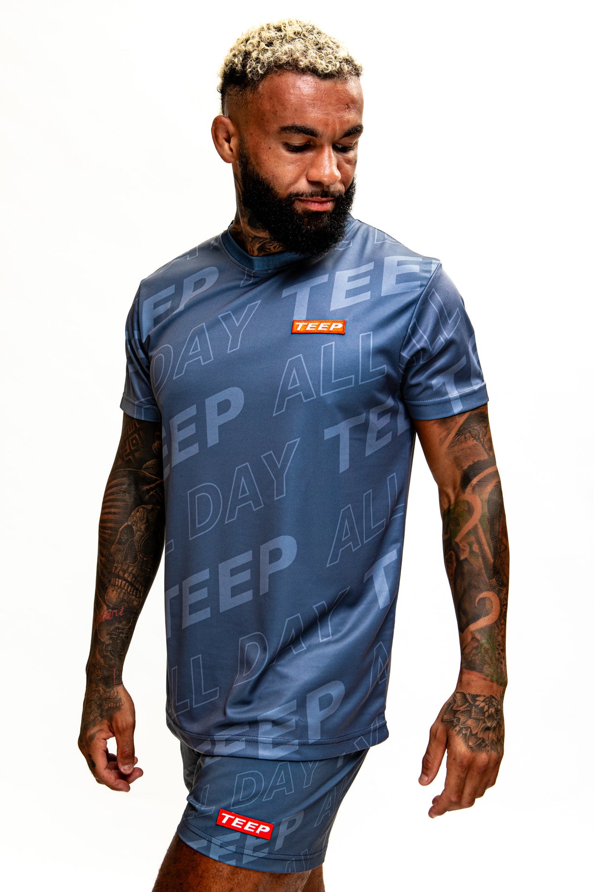 Grey Dry-Fit Training T-Shirt for Men - Breathable High Quality Top

