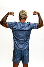 Grey Dry-Fit Training T-Shirt for Men - Breathable High Quality Top

