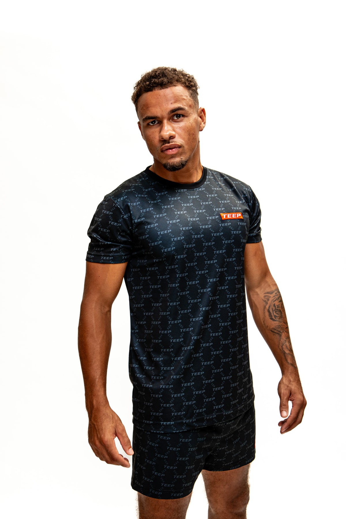 TEEP Signature Black Splash paint T-Shirt for Men

