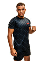 TEEP Signature Black Splash paint T-Shirt for Men

