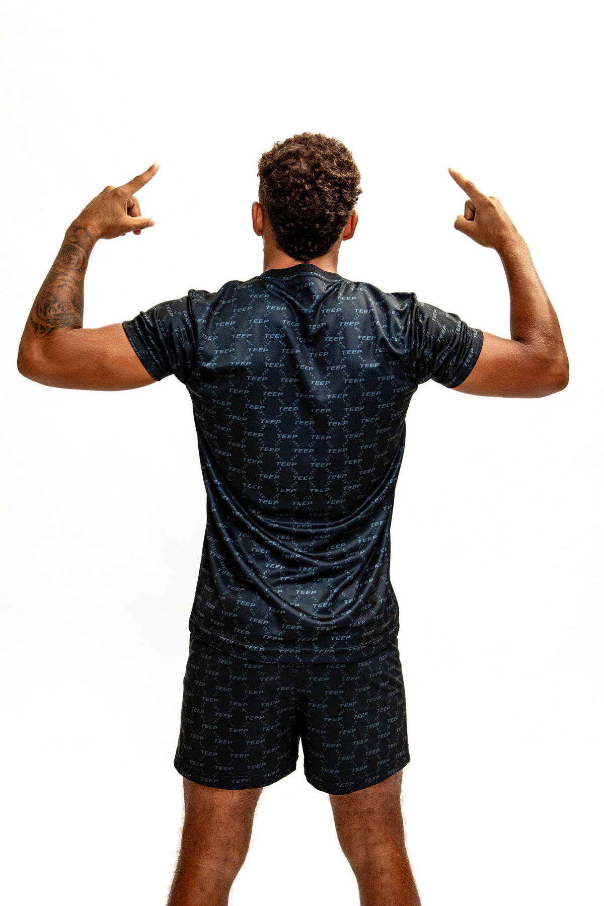 TEEP Signature Black Splash paint T-Shirt for Men

