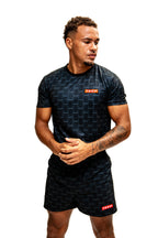 Signature Teep pattern shorts Black

