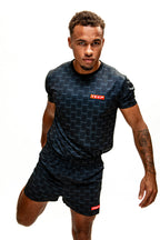 Signature Teep pattern shorts Black

