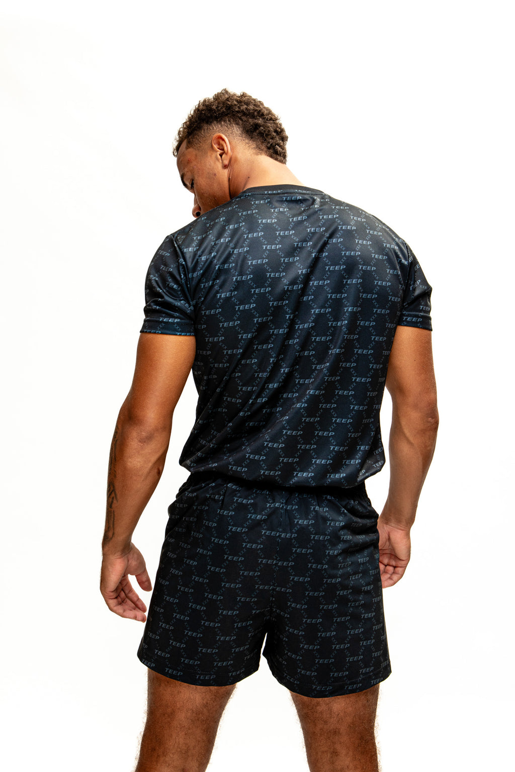 Signature Teep pattern shorts Black

