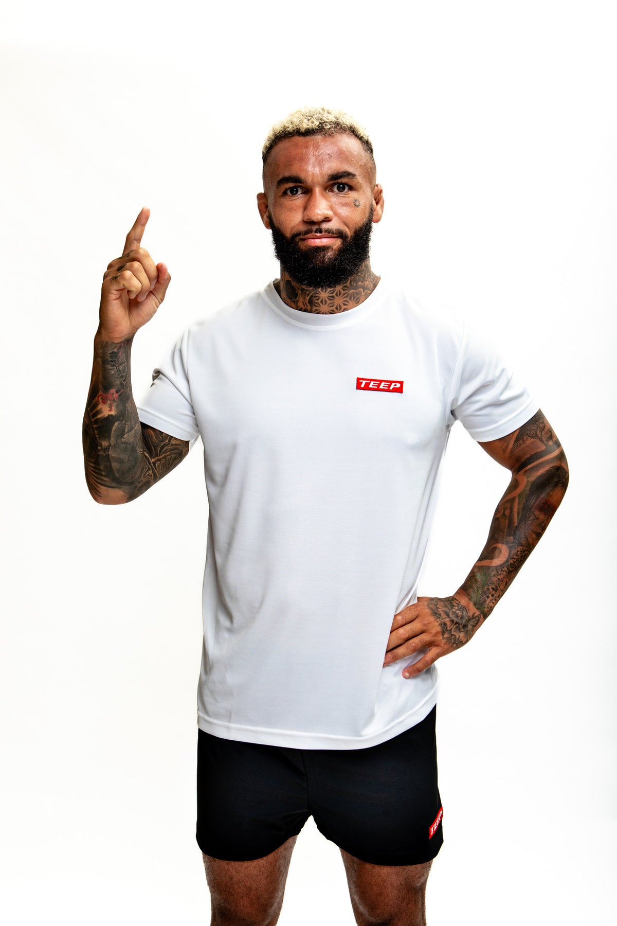 Black Dry-Fit Training T-Shirt for Men - High Quality Sports Clothing

