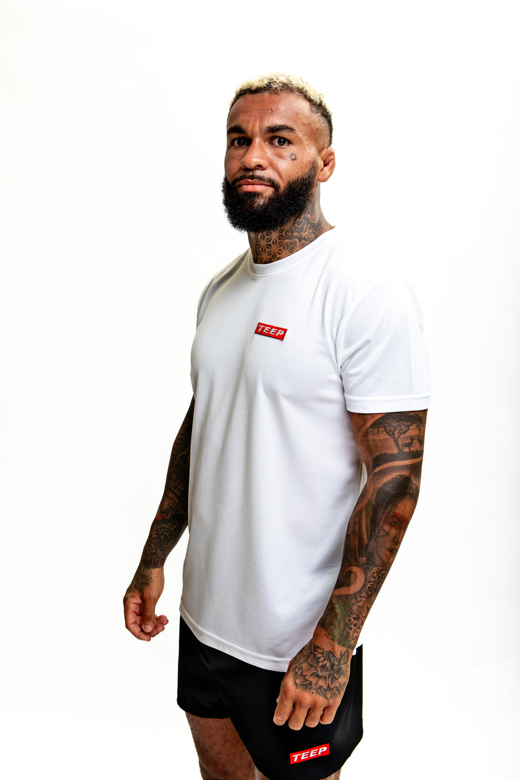 Black Dry-Fit Training T-Shirt for Men - High Quality Sports Clothing

