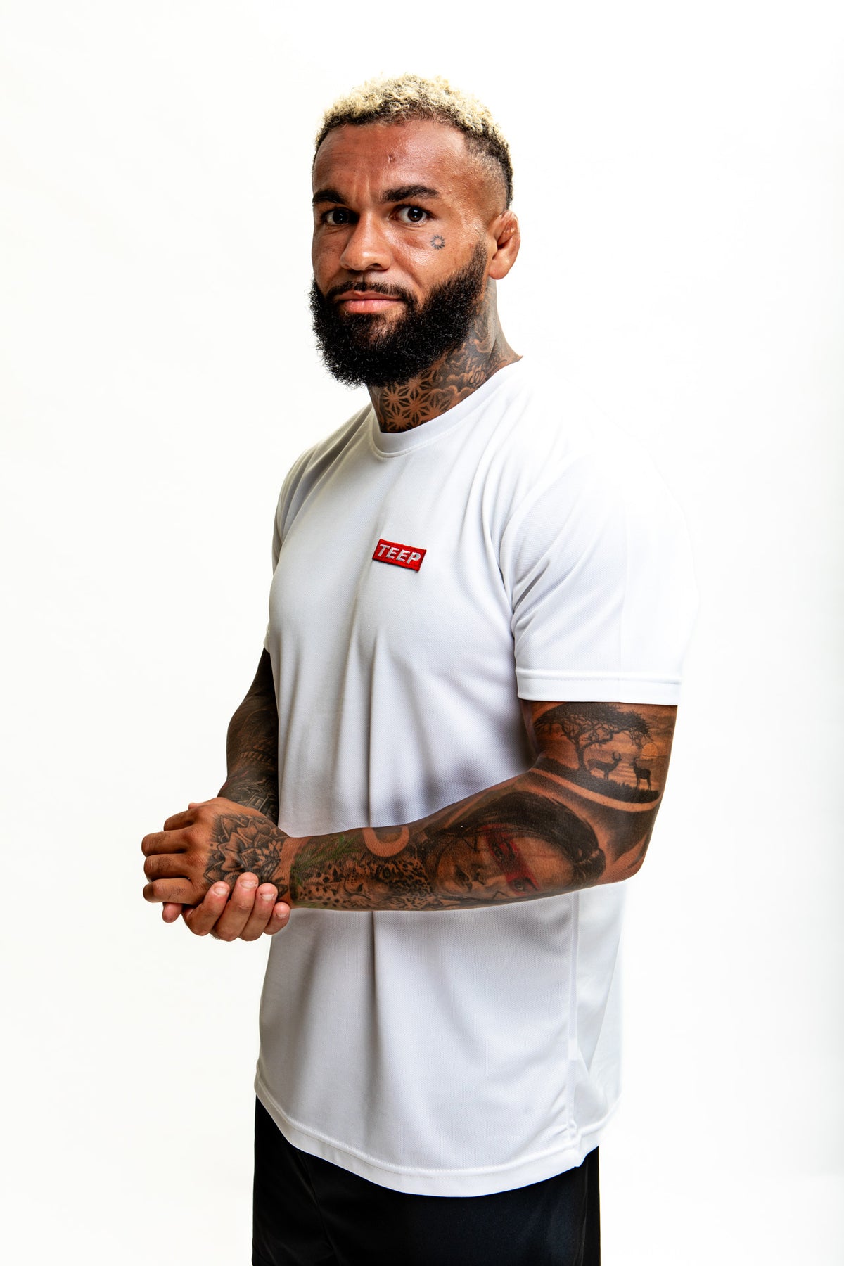 Black Dry-Fit Training T-Shirt for Men - High Quality Sports Clothing

