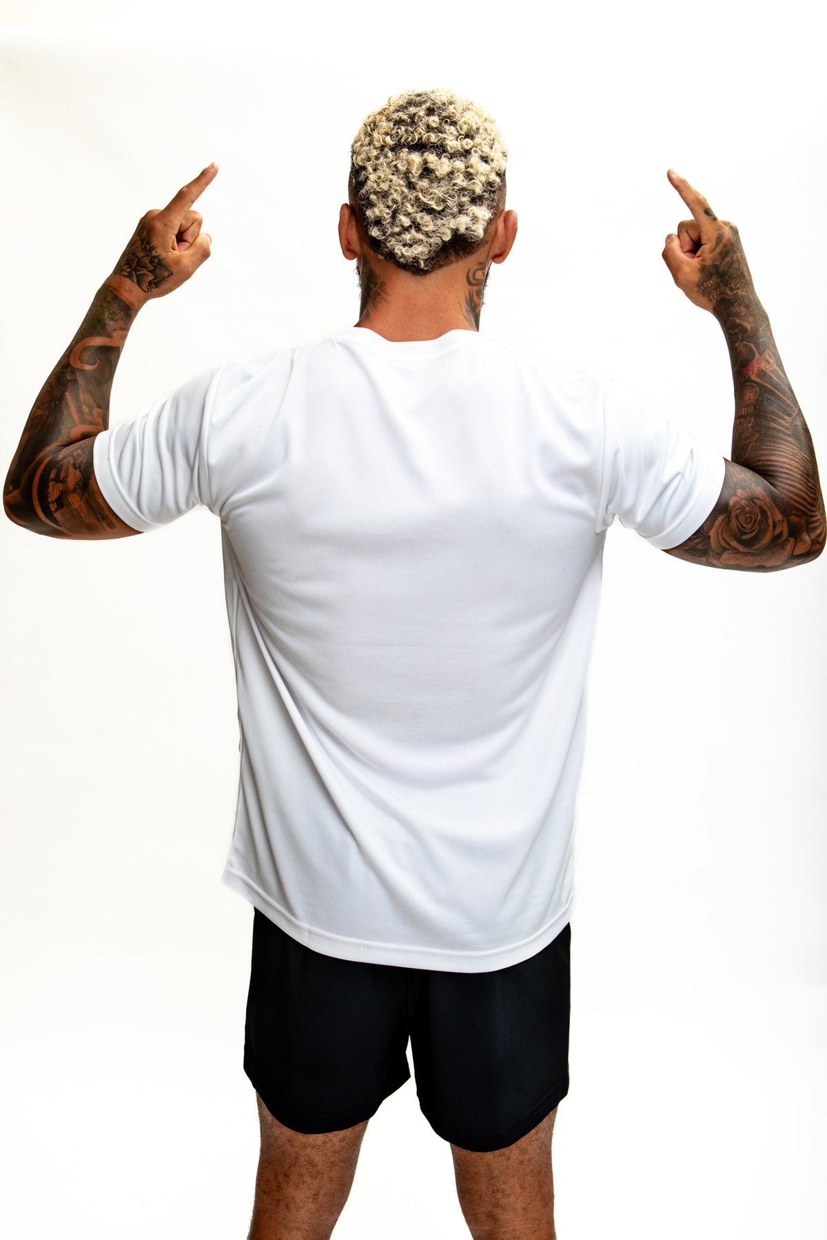 Black Dry-Fit Training T-Shirt for Men - High Quality Sports Clothing

