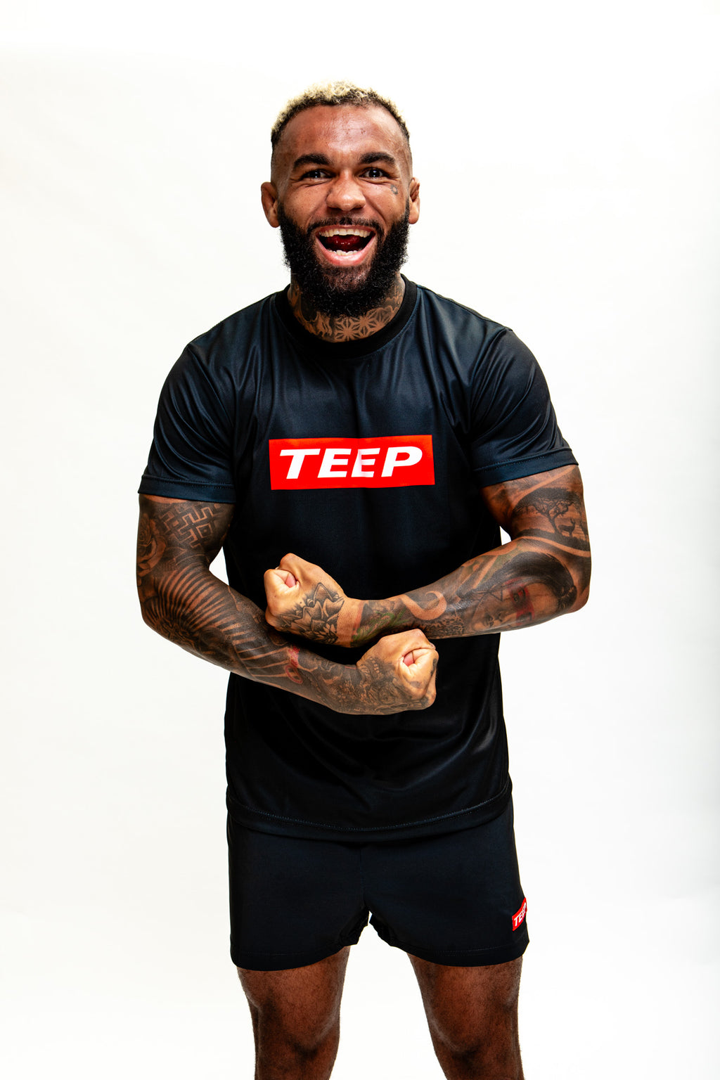 Black Dry-Fit Training T-Shirt for Men - TEEP Sports Clothing 2026

