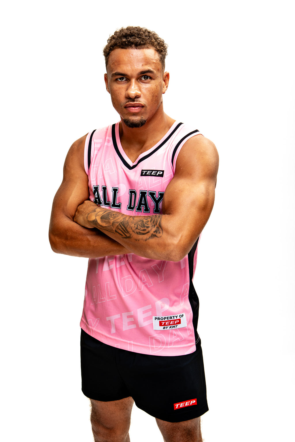 Pink Training Vest for Men's - TEEP All Day Gym Wear Online

