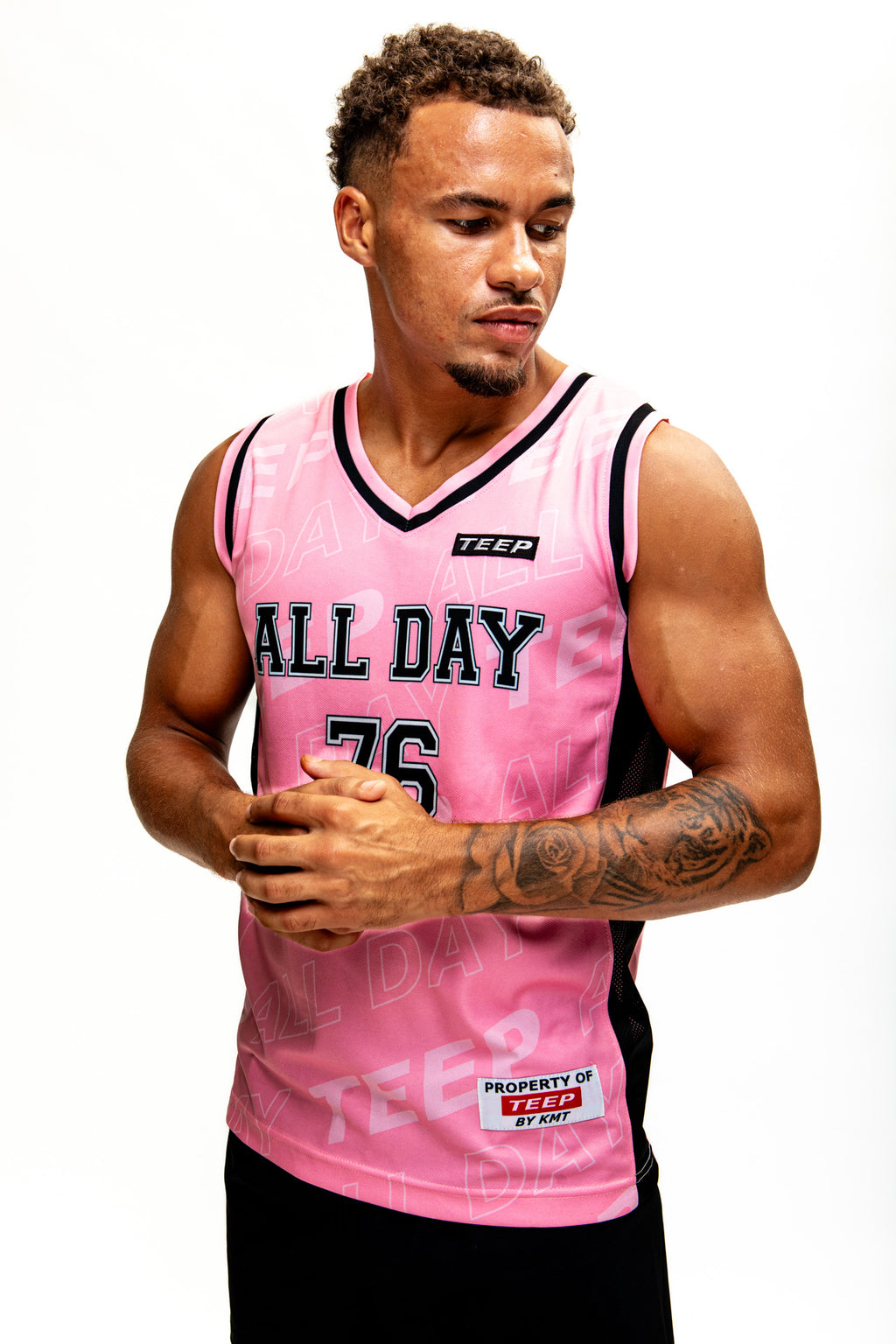 Pink Training Vest for Men's - TEEP All Day Gym Wear Online

