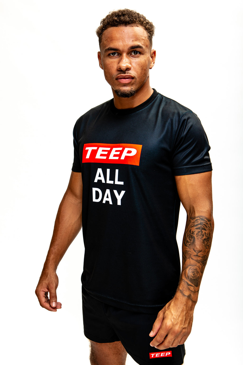 TEEP Black Dry-Fit T-Shirt - Muay Thai Training Apparel 2026

