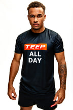 TEEP Black Dry-Fit T-Shirt - Muay Thai Training Apparel 2026

