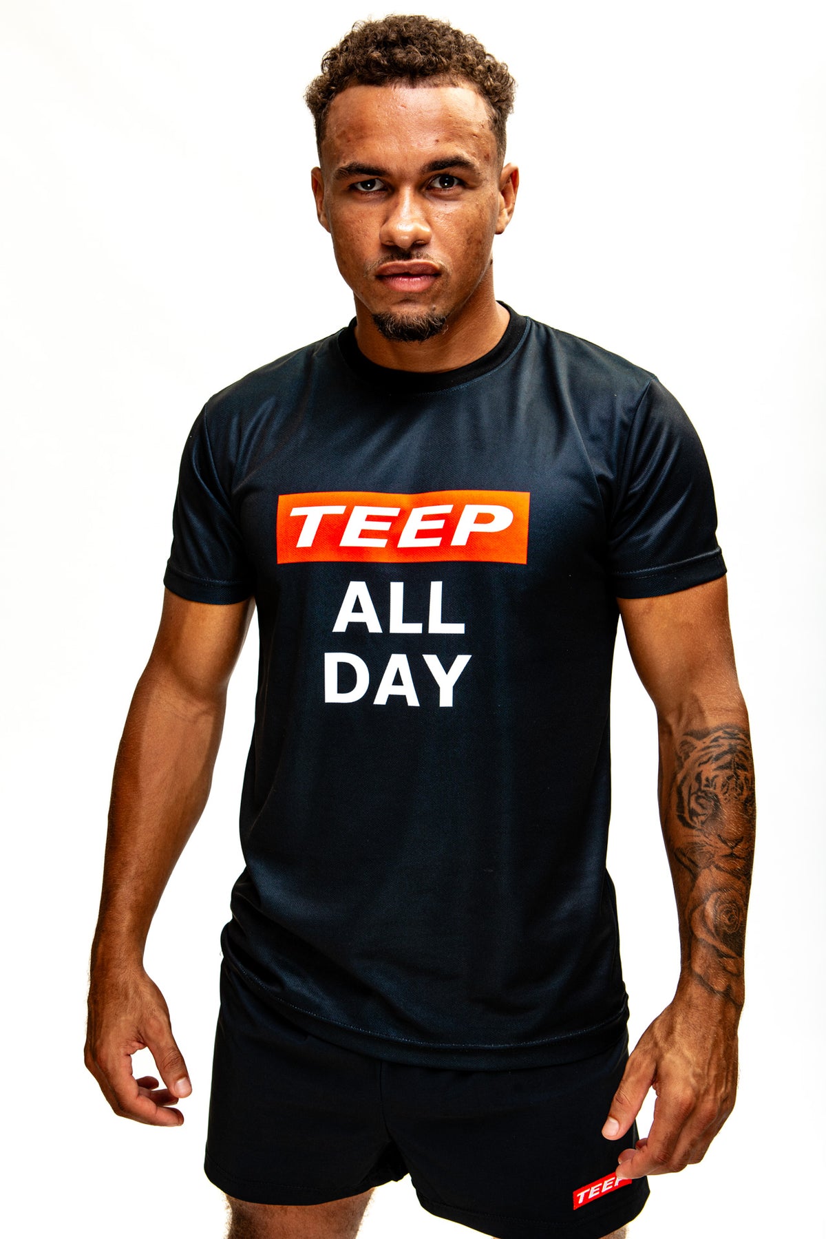 TEEP Black Dry-Fit T-Shirt - Muay Thai Training Apparel 2026

