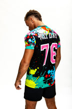 TEEP All Day Splashpaint T-Shirt - Sports and Workout Black Top 2026

