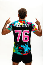 TEEP All Day Splashpaint T-Shirt - Sports and Workout Black Top 2026

