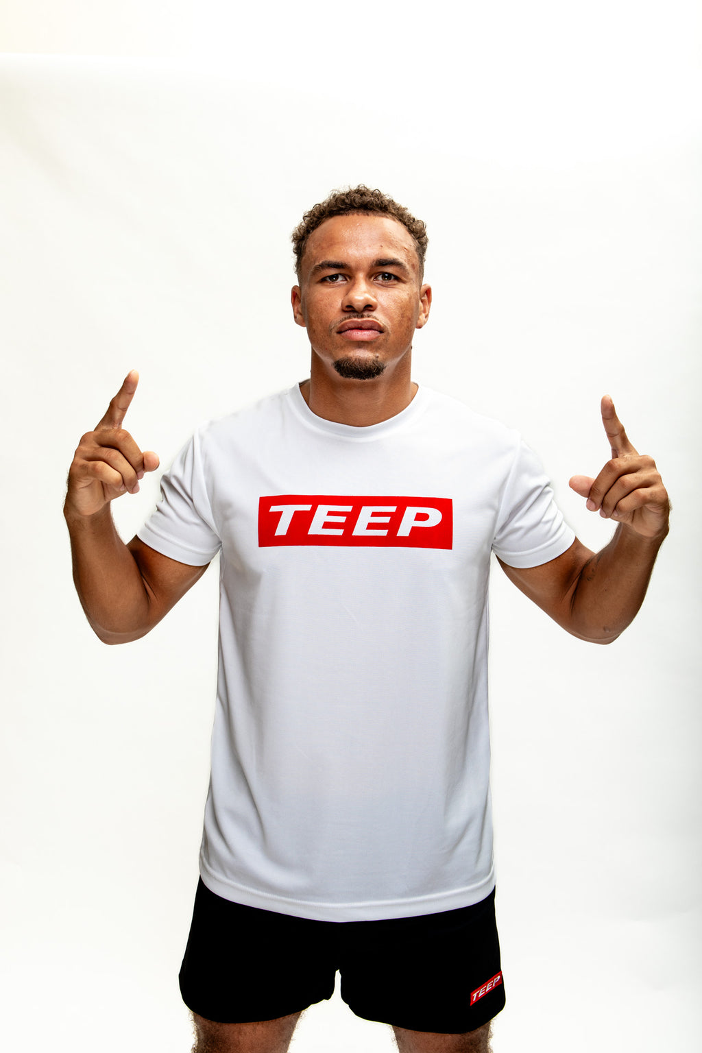 TEEP White Dry-Fit T-Shirt - Muay Thai Training Top 2026

