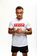 TEEP White Dry-Fit T-Shirt - Muay Thai Training Top 2026

