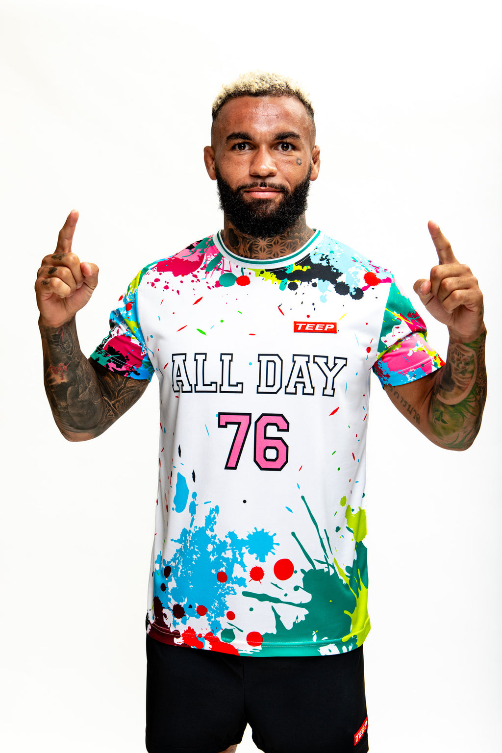 TEEP All Day Splashpaint T-Shirt - Men's Sports Activewear Online

