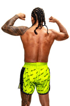 Teep Everything & All Day Muay Thai shorts Lime Green

