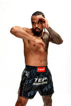 Teep ALL DAY Thai boxing shorts Black

