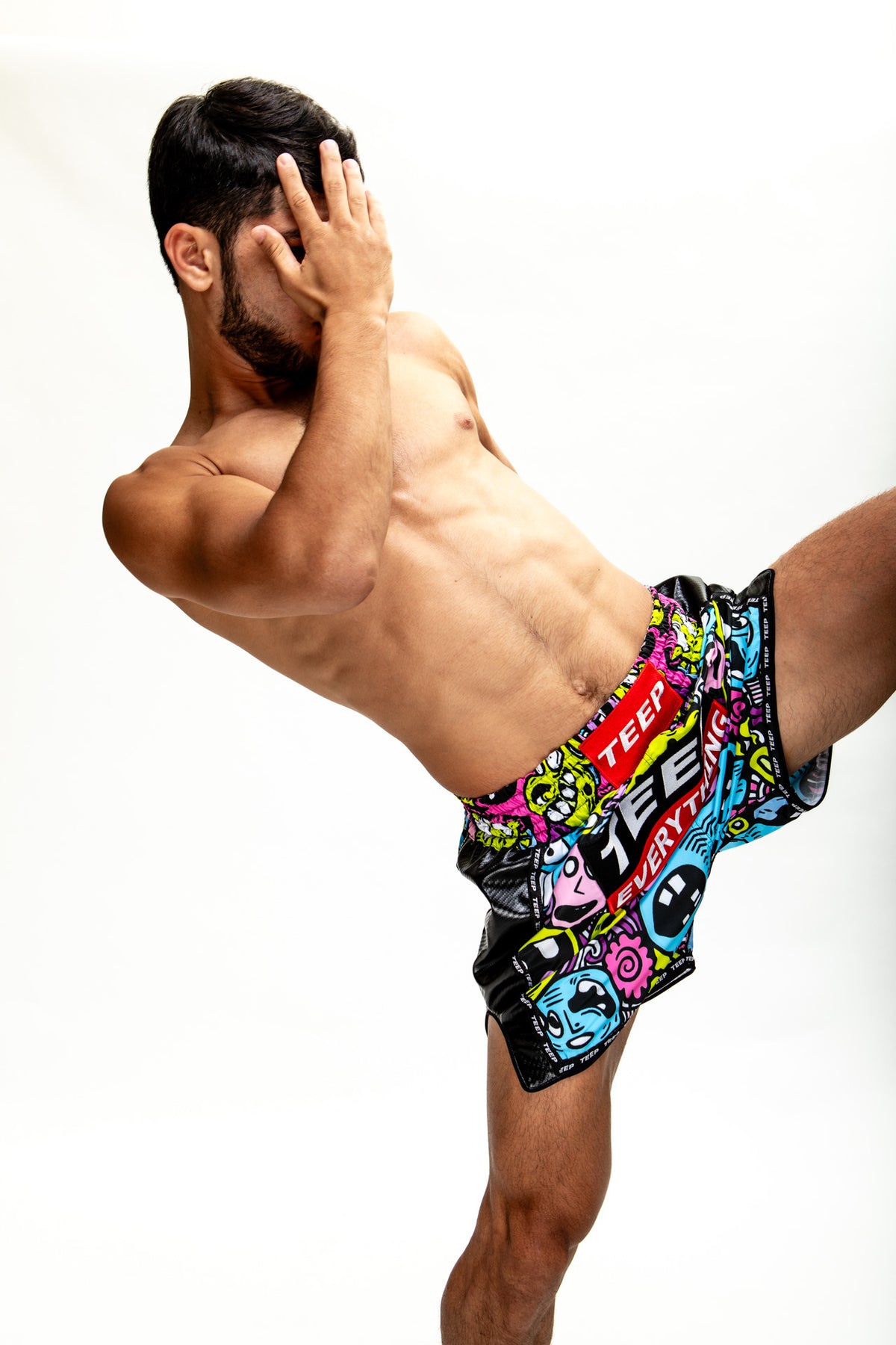Cartoon Thai Boxing Shorts for Men - TEEP Muay Thai Clothing


