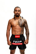 Black Thai Boxing Shorts for Men - Premium Sports Outfit 2026

