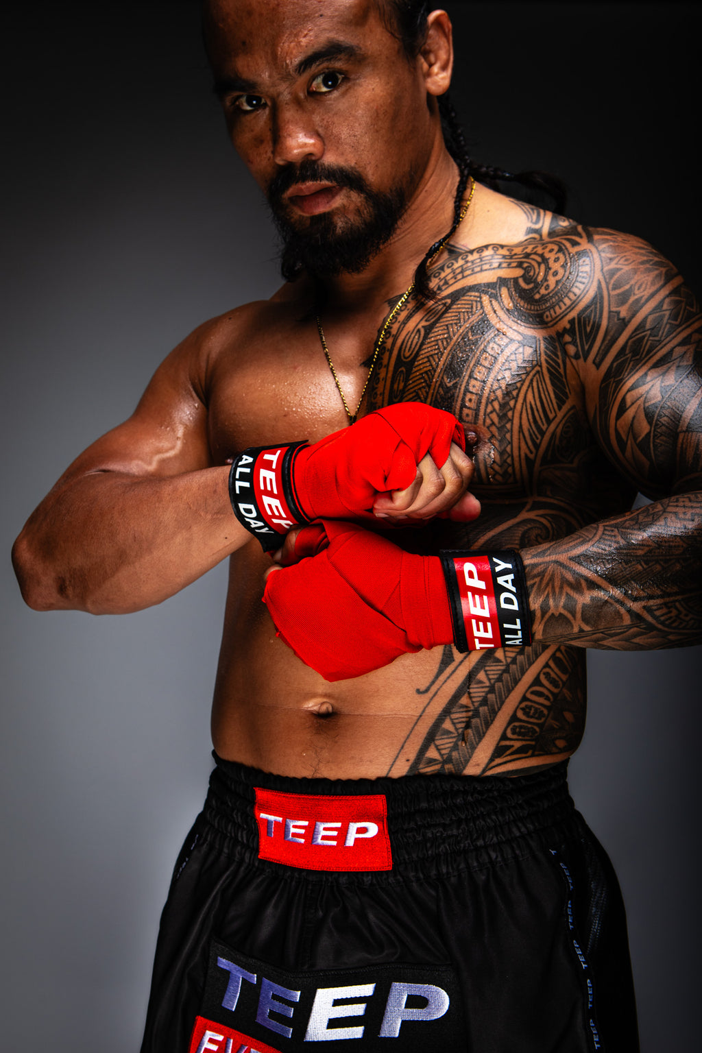 TEEP Woven Hand Wraps for Muay Thai & Boxing Training

