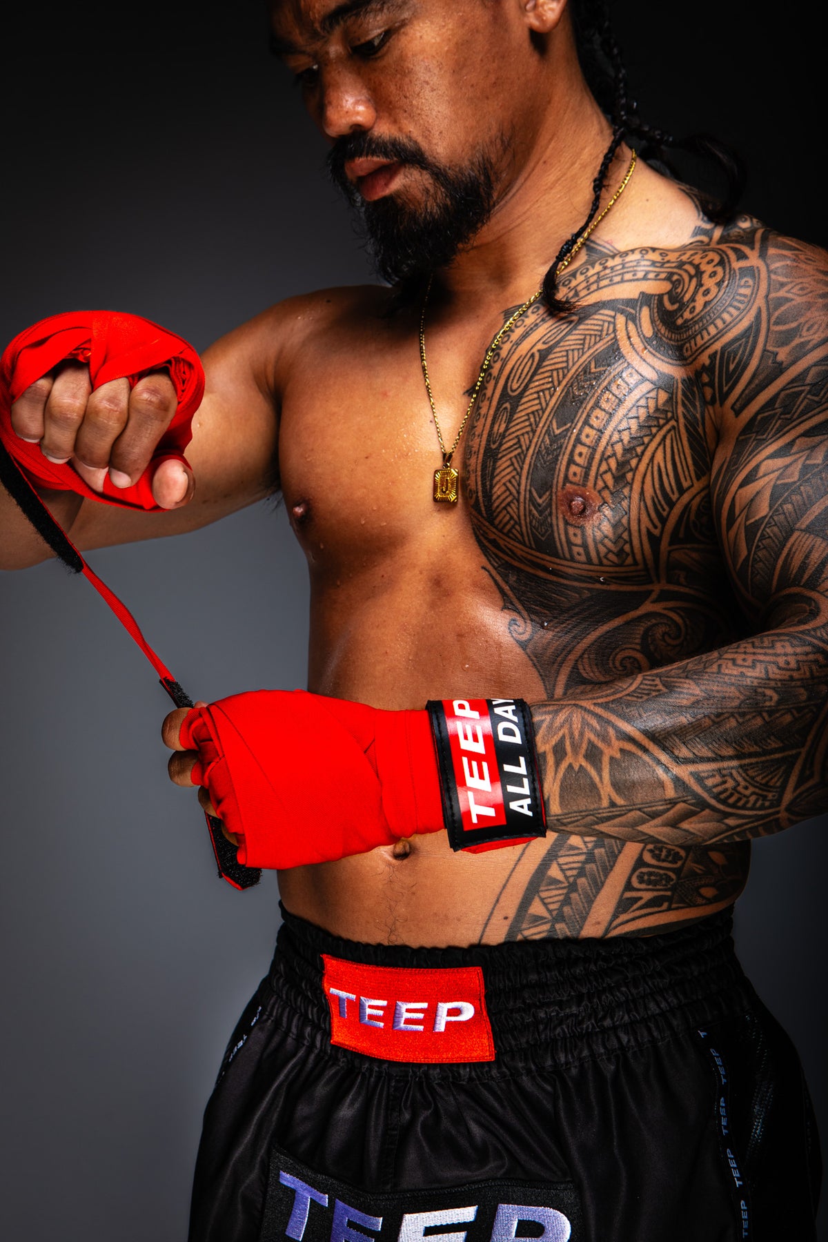 TEEP Woven Hand Wraps for Muay Thai & Boxing Training

