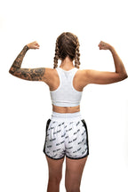 TEEP White Sports Bra - Muay Thai & Training Activewear 2026

