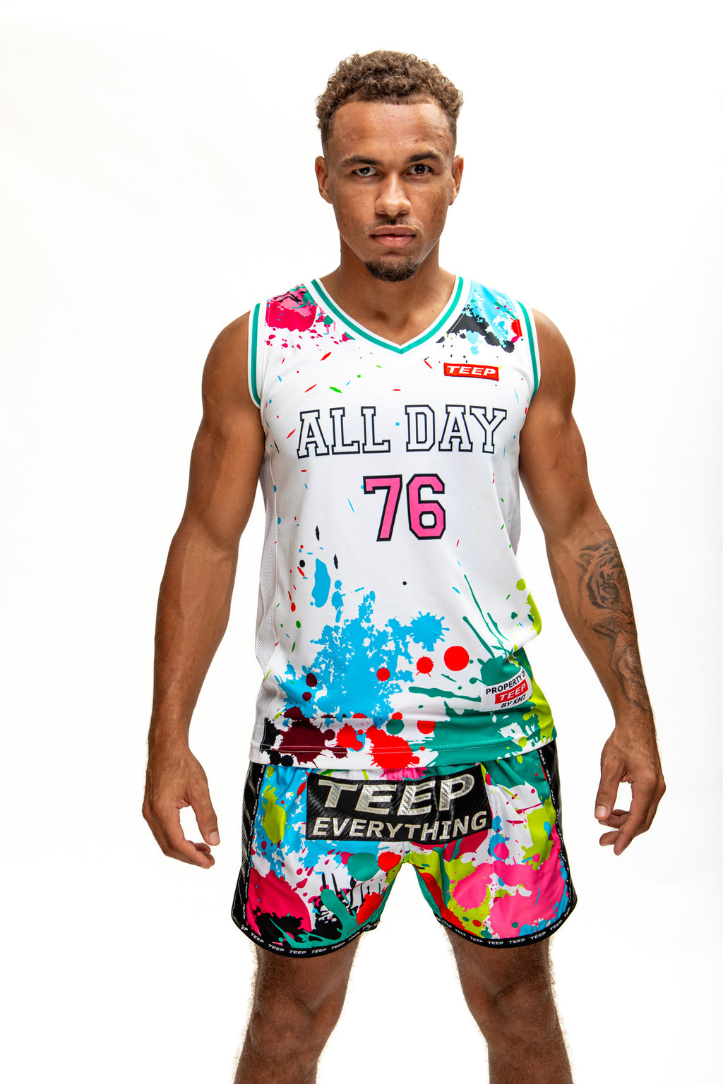 Splash Paint Dry-Fit Gym Vest for Men - Premium Sports Activewear 2026

