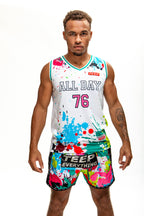 Splash Paint Dry-Fit Gym Vest for Men - Premium Sports Activewear 2026

