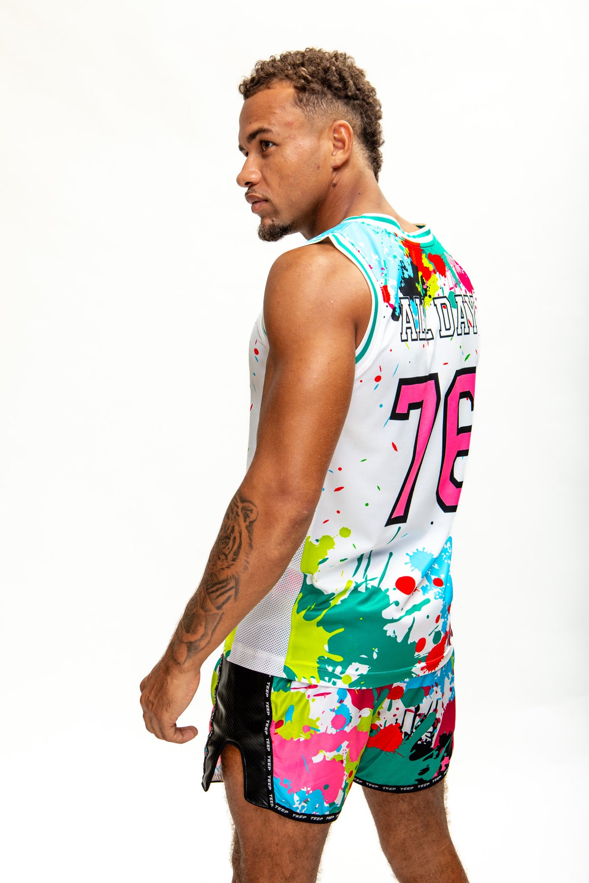 Splash Paint Dry-Fit Gym Vest for Men - Premium Sports Activewear 2026

