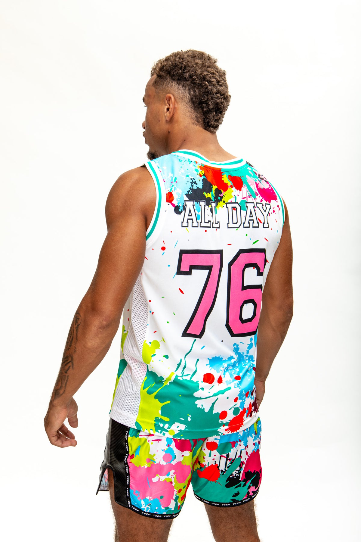 Splash Paint Dry-Fit Gym Vest for Men - Premium Sports Activewear 2026

